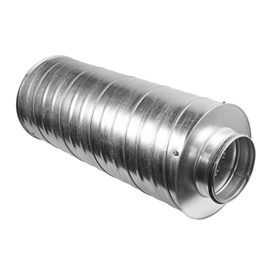 Metal Ducting Inline Silencer Attenuator - 600mm