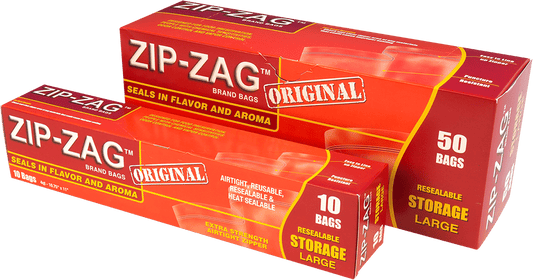 ZipZag Super tough Resealable Smell Proof Bags