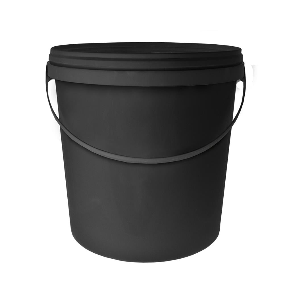 Black Buckets With Handles