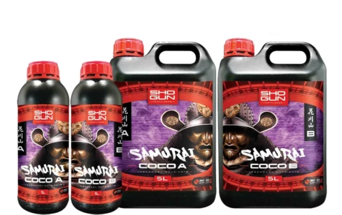 Shogun Samurai Coco A&B Grow Bloom Root Nutrient Fertiliser Hydroponics