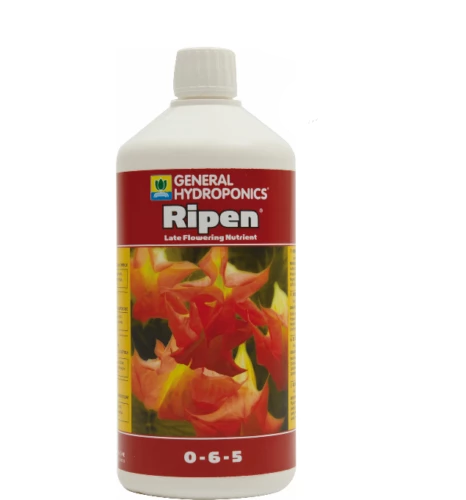 General Hydroponics Ripen Late Flowering Bloom Liquid Nutrient Hydroponics