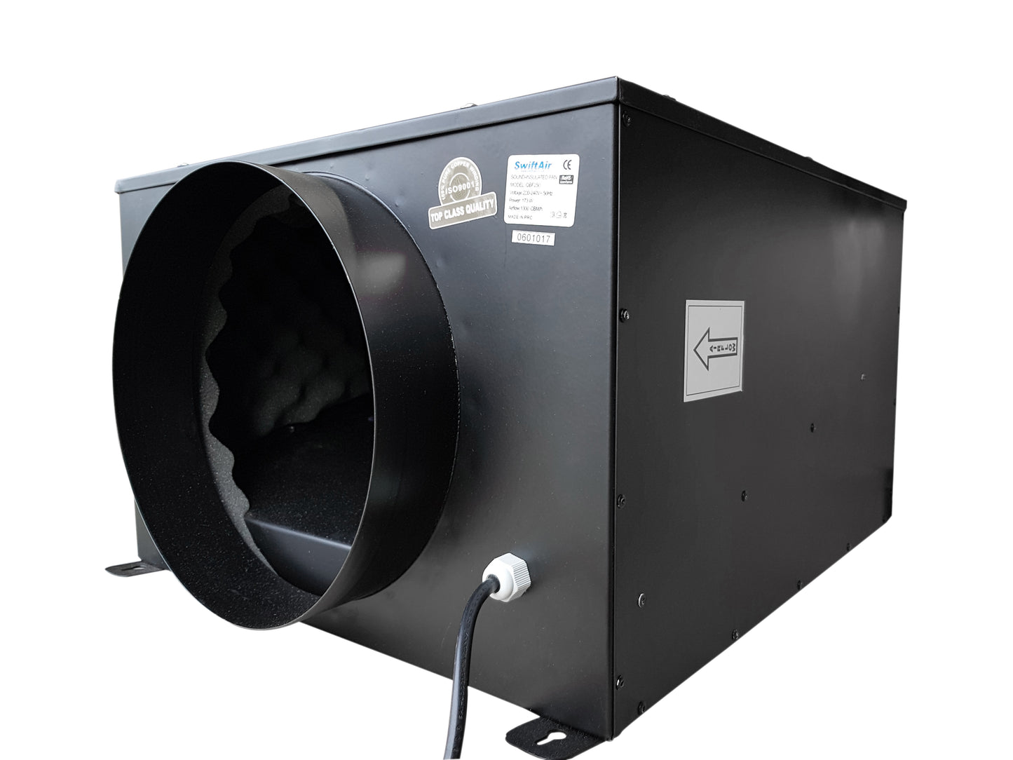 QBF Acoustic Inline Box Fan 4" 5" 6" 8" 10" 12"