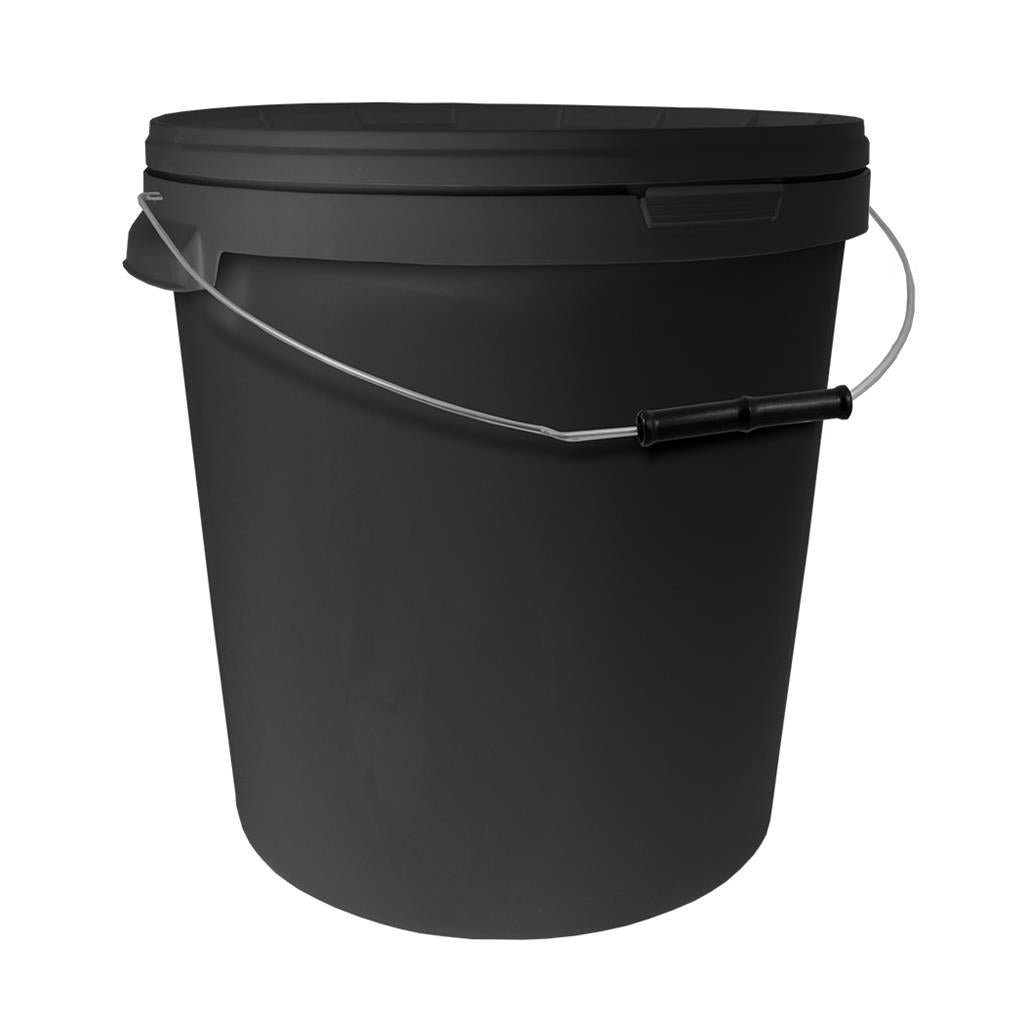 Black Buckets With Handles
