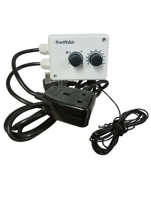 Swiftair Temperature Hydroponics Fan Speed Controllers Silent Climate up to 950w