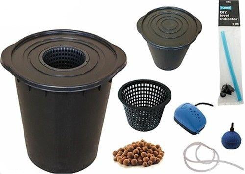 Bucket IWS Deep Water Culture DWC OxyPot Bubbler Hydroponic System Complete Kit