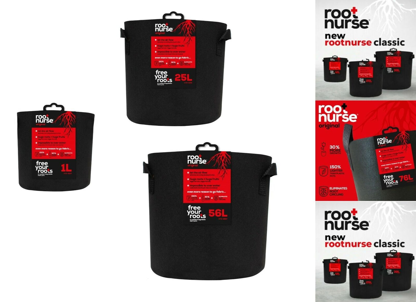 Root Nurse Fabric Pots