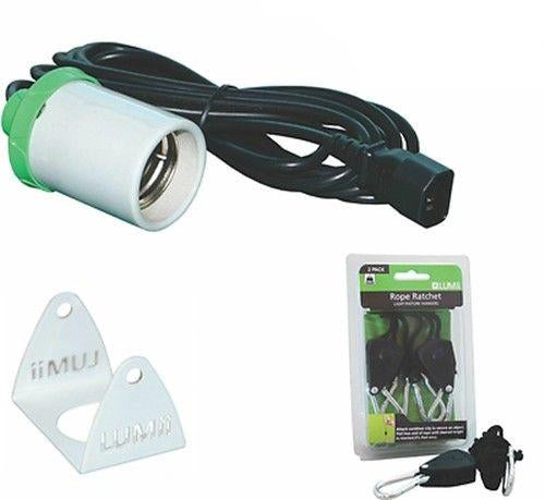 Lumii HPS MH CFL Lamp Holder E40 4m