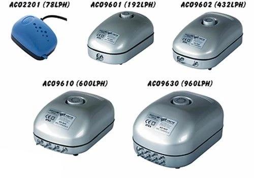 HAILEA ACO Air Pump Hydroponics Fish Tank Pond Grow Tent Oxypots 1 2 4 8 Outlets