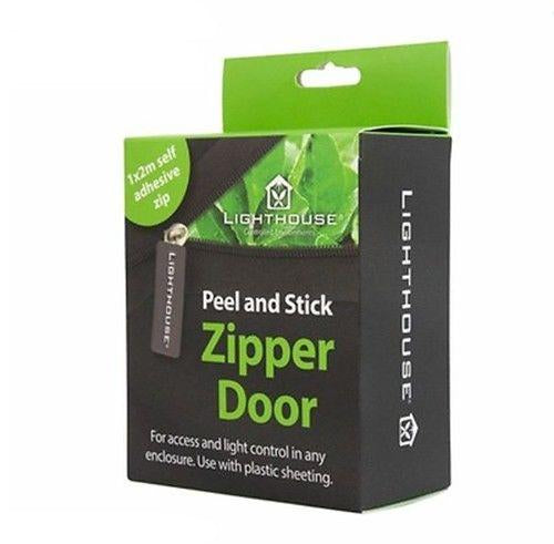 Door Zip 2m Self-Adhesive Peel n Stick Mylar Grow Tent LightHouse HYDROPONICS