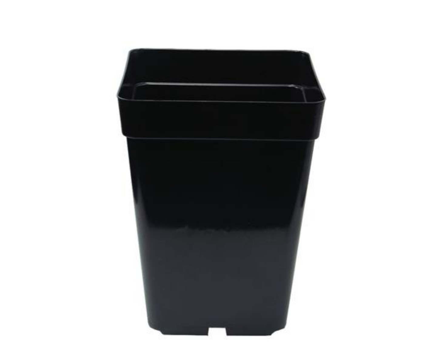 Square Black Pots 0.7, 1.5, 2, 3, 5.7, 11, 12, 18, 25 L