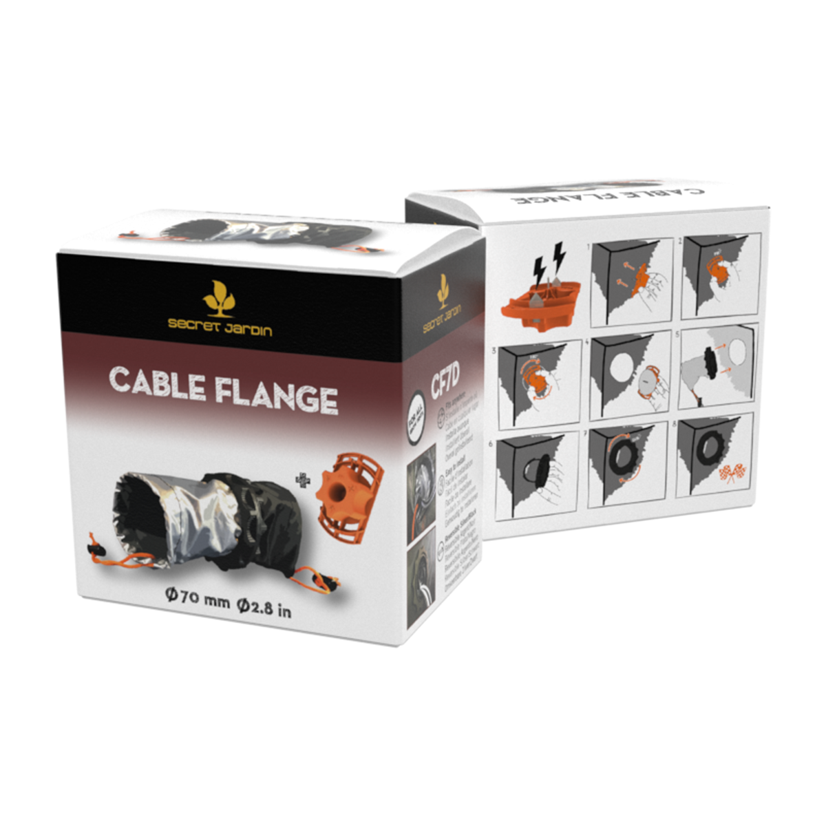 Secret Jardin Ducting Flange Kits 16mm 25mm