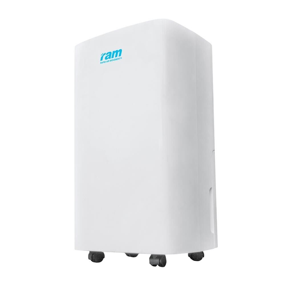 RAM 12L Dehumidifier Mould and Moisture Extraction Wheels Hydroponics 20m2