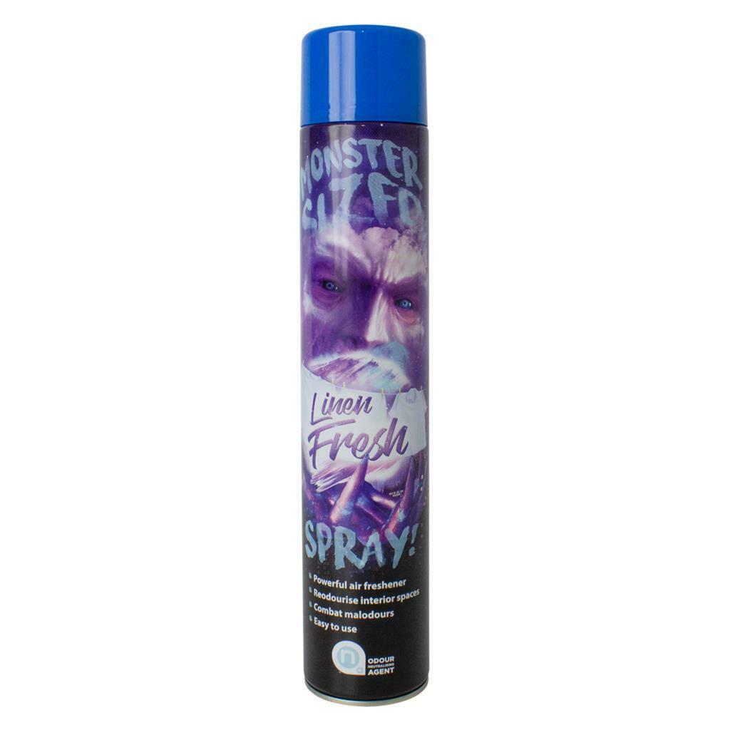 ONA Odour Neutralising Agent 750ml Spray Bubblegum, Fresh Linen or Cherry