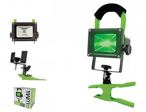 LUMii Green LED Work Light 10w