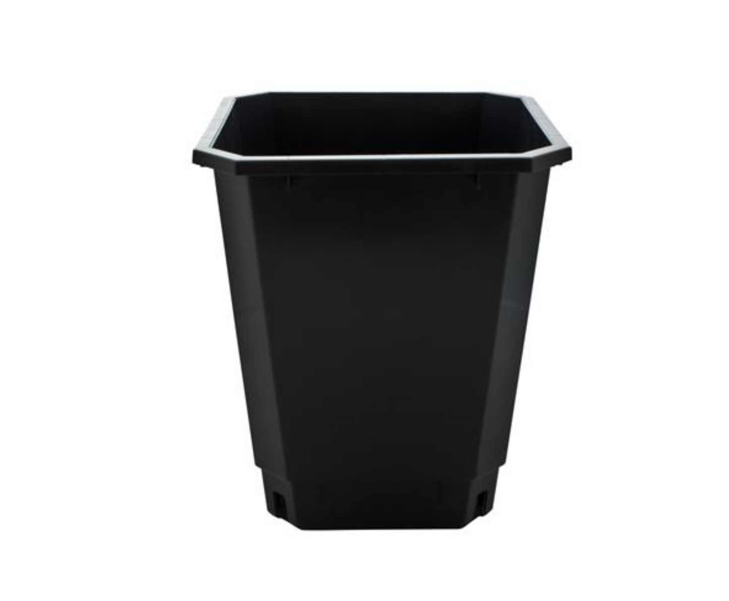 Square Black Pots 0.7, 1.5, 2, 3, 5.7, 11, 12, 18, 25 L