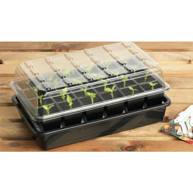 Self Watering Seed Cuttings Plant Tray Propagator Greenhouse Hydroponics