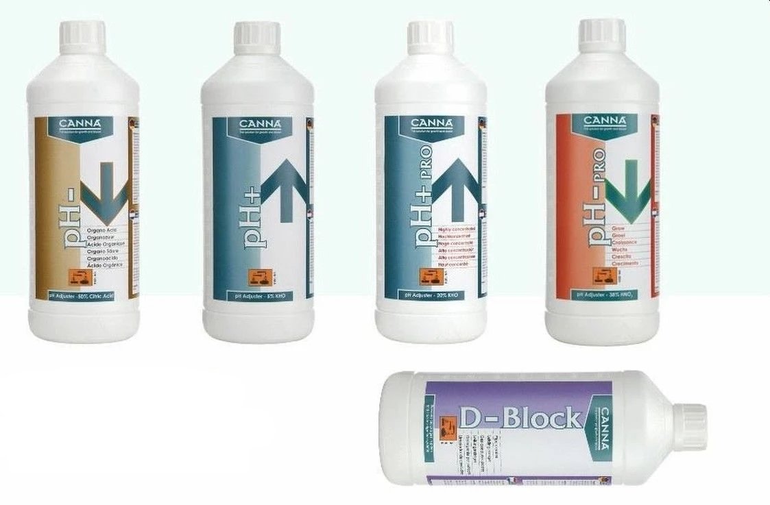 CANNA pH Adjustment Bloom Grow Up Pro Organic Hydroponic Additives 1L