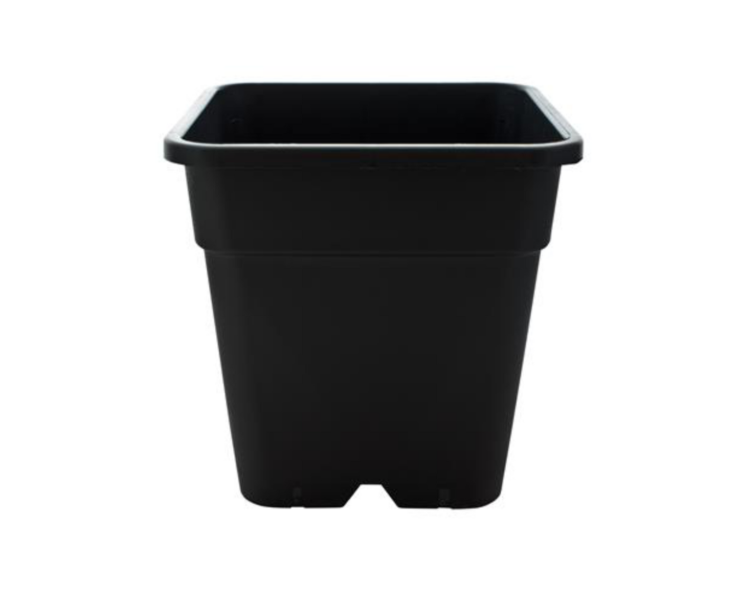 Square Black Pots 0.7, 1.5, 2, 3, 5.7, 11, 12, 18, 25 L