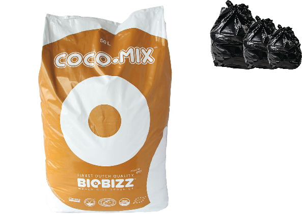 10, 25 & 50L COCO BAG HYDROPONICS INDOOR TENT BIOBIZZ QUALITY GRADE TREATED PEAT