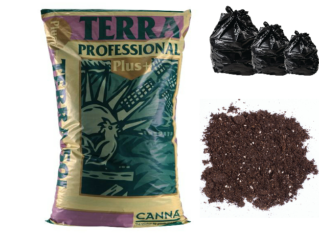 50L, 25L & 10L CANNA Terra Professional PLUS HYDROPONIC GROWING MEDIA SOIL
