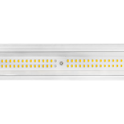 Omega 720W Plus LED grow light – angled view lit