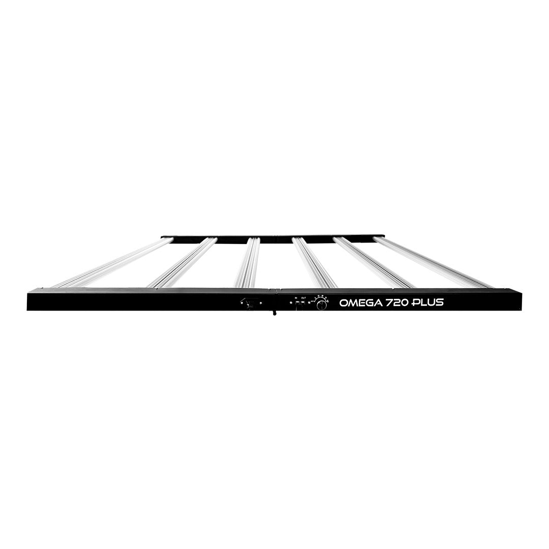 Omega 720W Plus built-in dimmer and RJ11 IN/OUT daisy chain ports