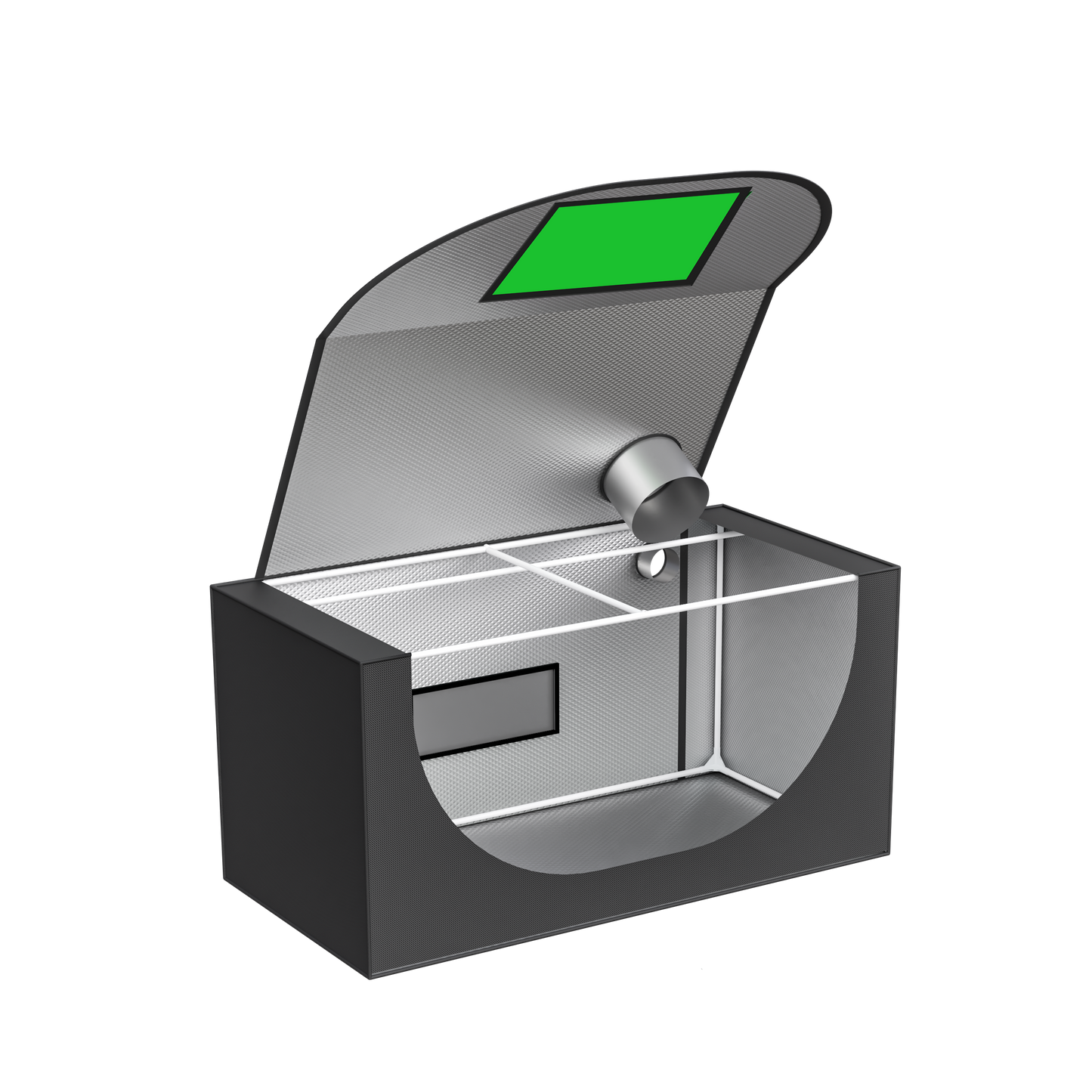 0.6x0.6x1.2m (60x60x120cm) WxDxH -  Tent with Windows