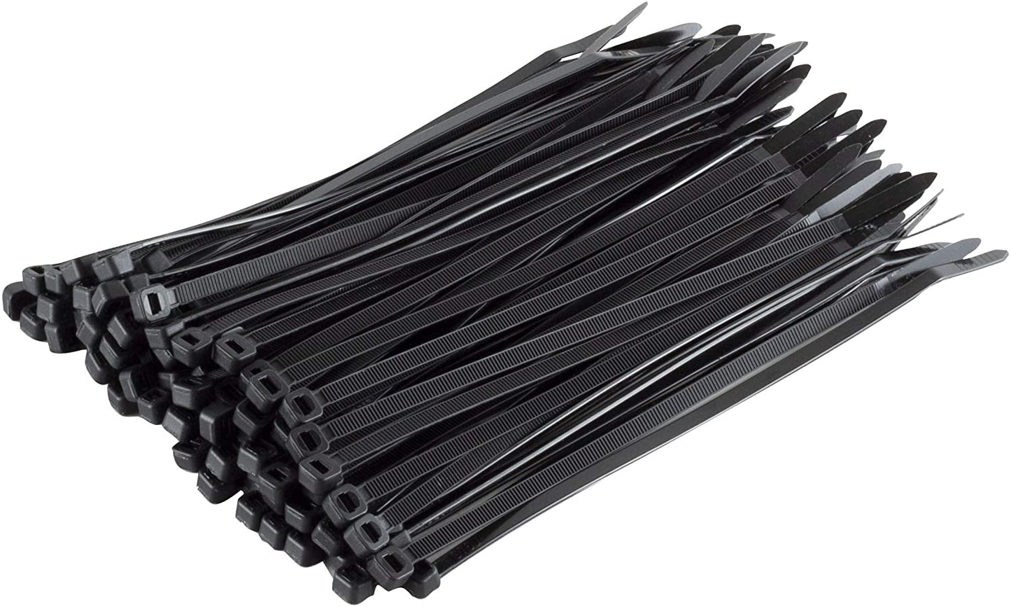 Cable Ties, 300x4.60mm, Black, Pack of 100
