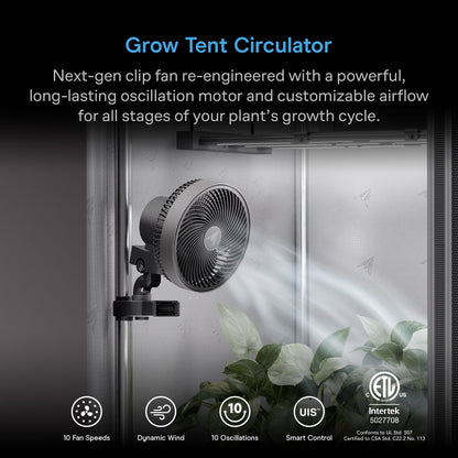 AC Infinity CloudRay S Series Grow Tent Clip Fan