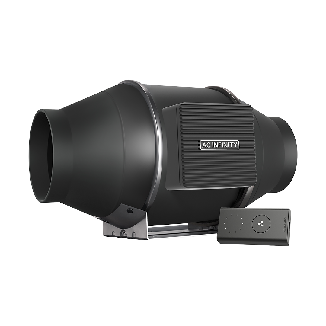 AC Infinity Cloudline PRO S Series Inline Fan with Speed Controller – 100mm (4")