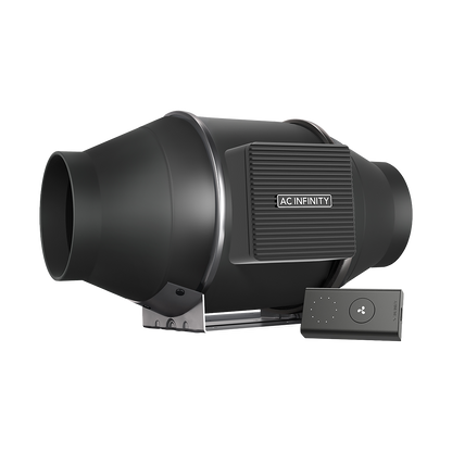 AC Infinity Cloudline PRO S Series Inline Fan with Speed Controller – 100mm (4")
