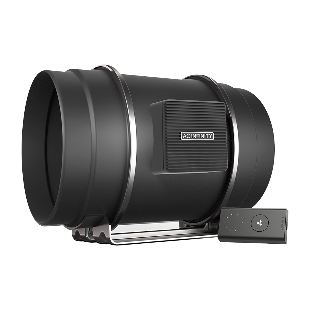AC Infinity Cloudline PRO S Series Inline Fan with Speed Controller – 200mm (8")