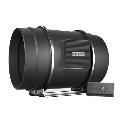 AC Infinity Cloudline PRO S Series Inline Fan with Speed Controller – 200mm (8")