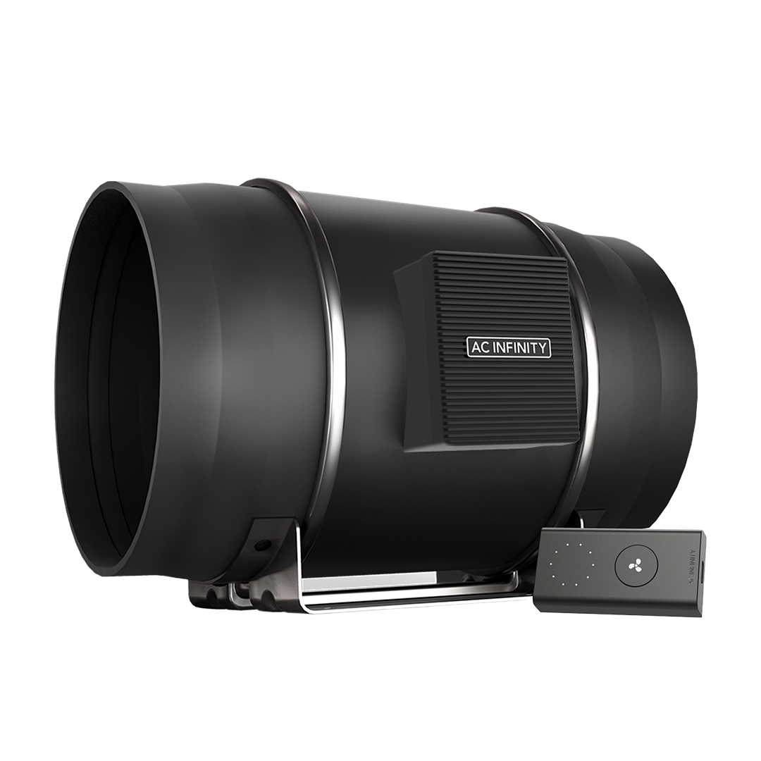 AC Infinity Cloudline PRO S Series Inline Fan with Speed Controller – 250mm (10")