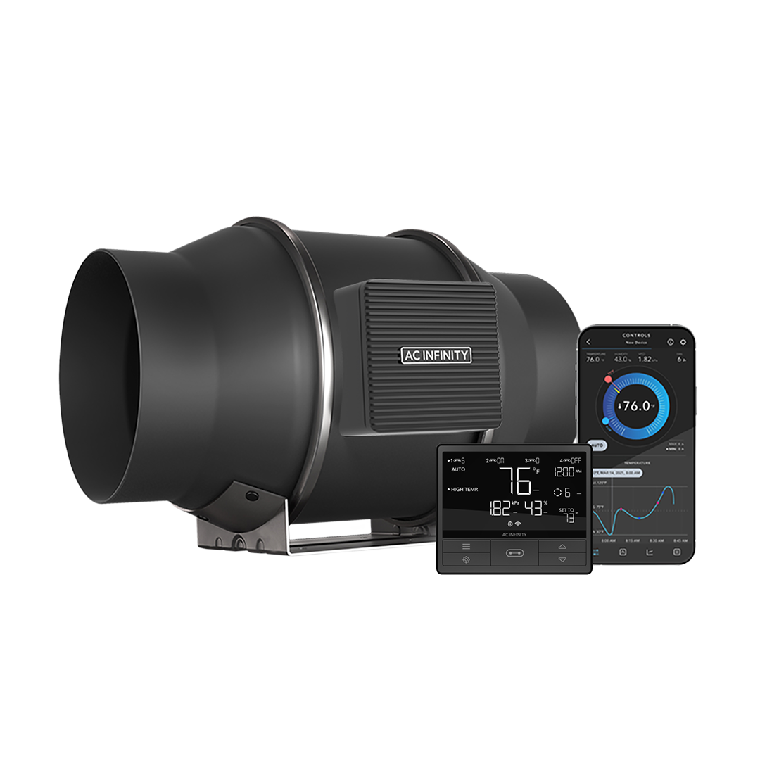AC Infinity Cloudline PRO T Series Inline Fan with Controller 69 PRO