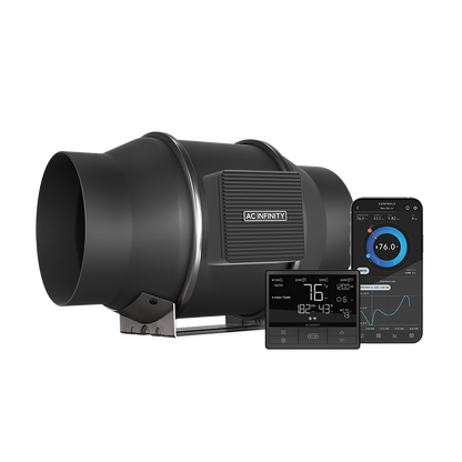 AC Infinity Cloudline PRO T Series Inline Fan with Controller 69 PRO