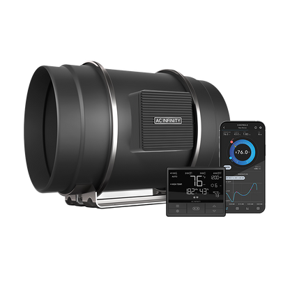 AC Infinity Cloudline PRO T Series Inline Fan with Controller 69 PRO – 200mm (8")