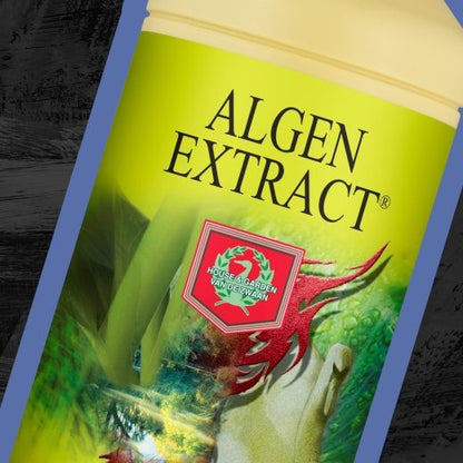 House & Garden Algen Extract label close-up