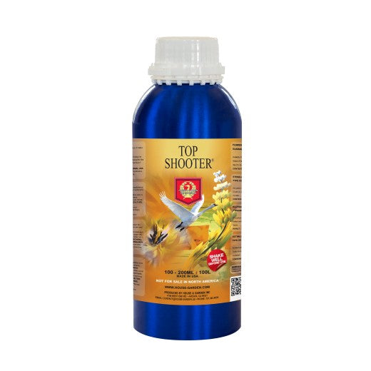 House & Garden Top Shooter blue aluminium bottle