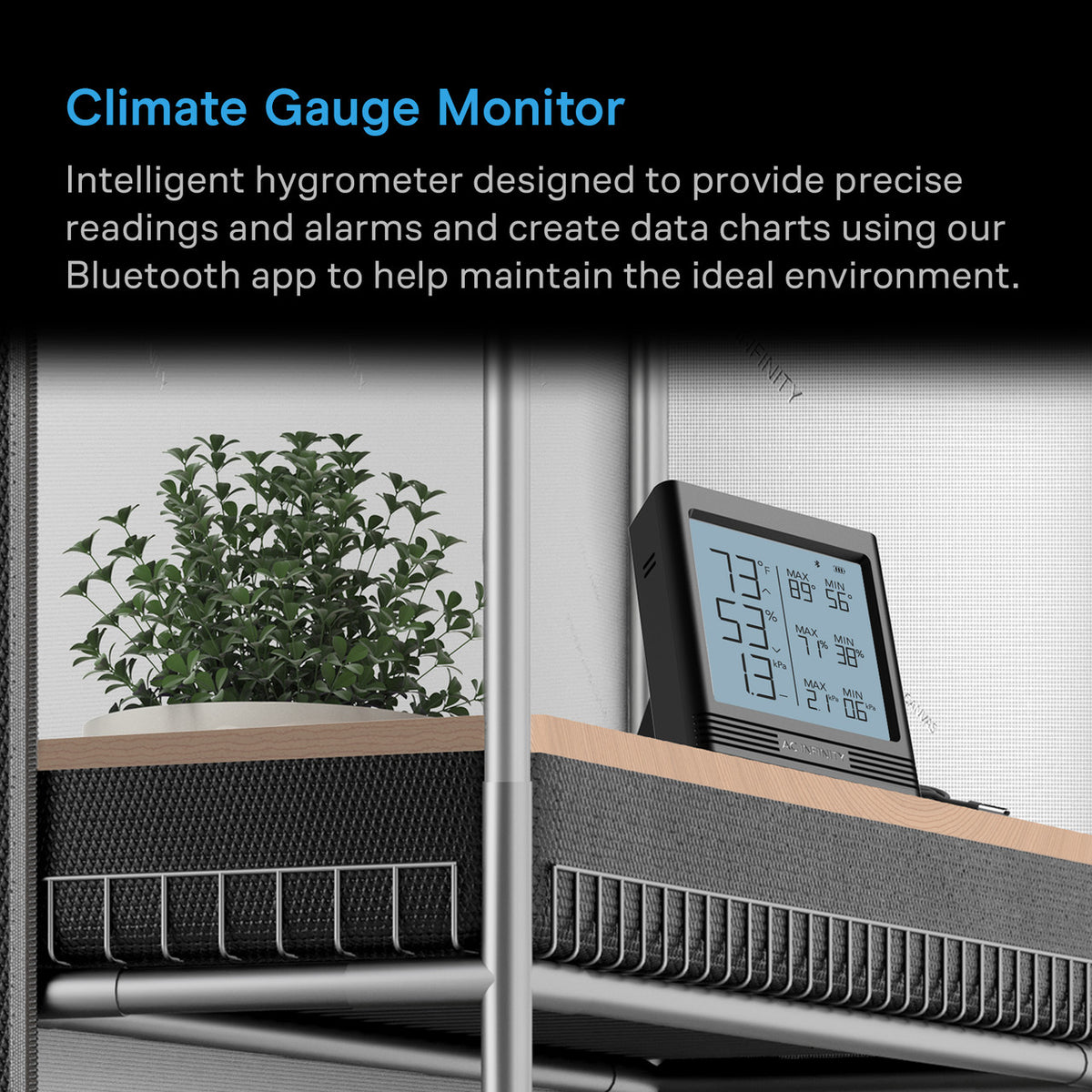 AC Infinity Cloudcom B Series Smart Thermo-Hygrometer