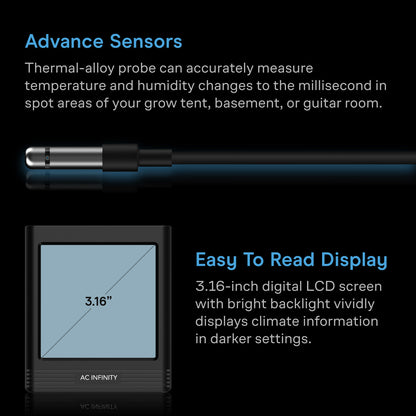 AC Infinity Cloudcom B Series Smart Thermo-Hygrometer