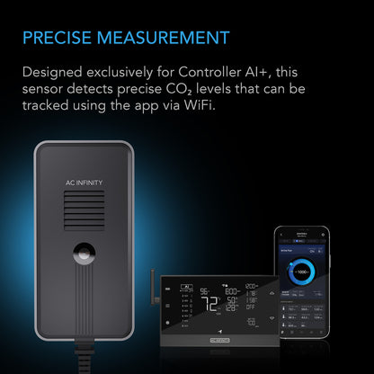 AC Infinity CO2 & Light Sensor for Controller AI+