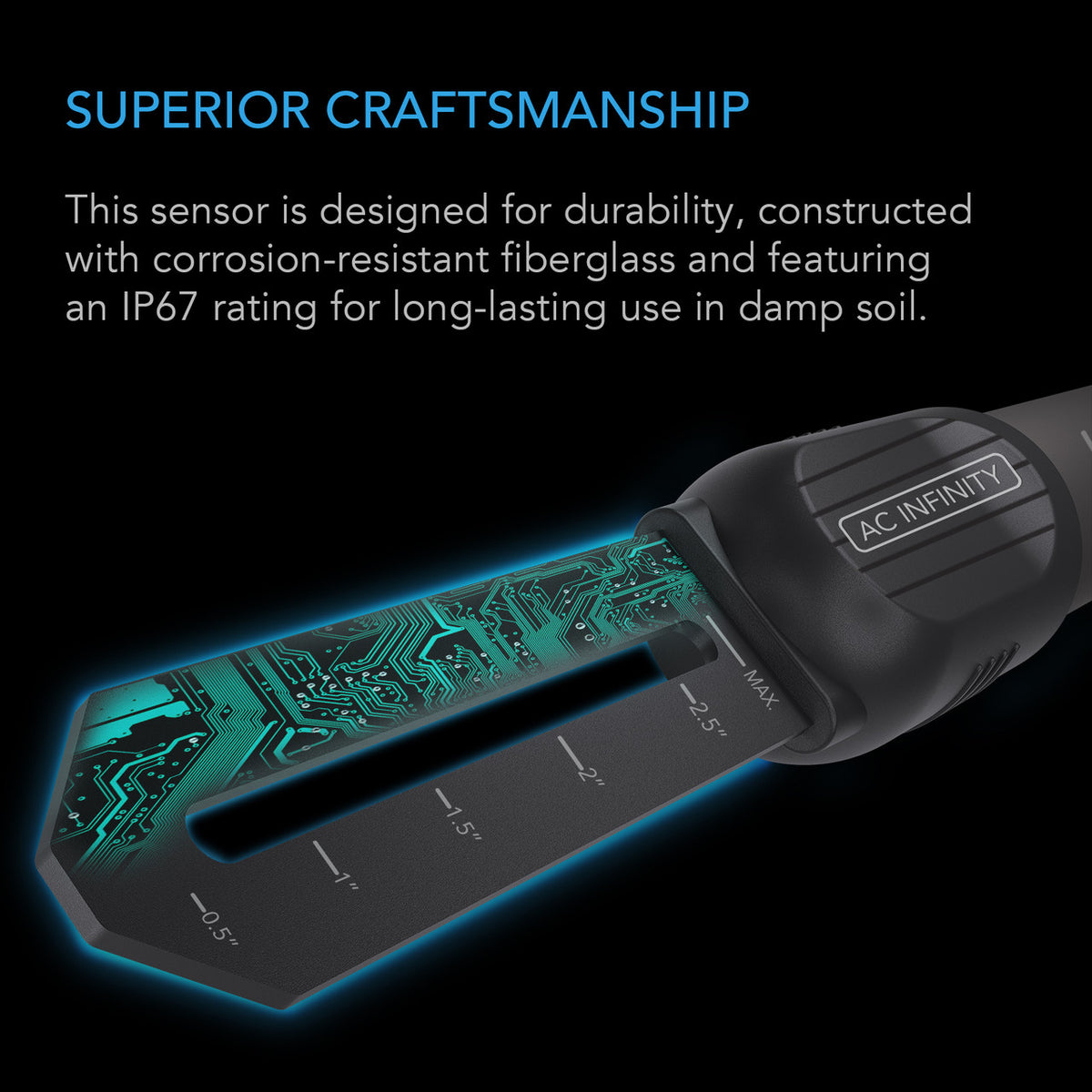 AC Infinity Soil Sensor for Controller AI+