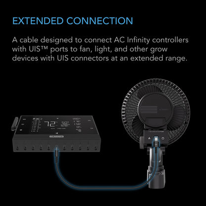 AC Infinity UIS Male to Male Controller Cable (10 ft)