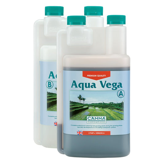 CANNA Aqua Vega A&B 1 litre set, Part A and Part B