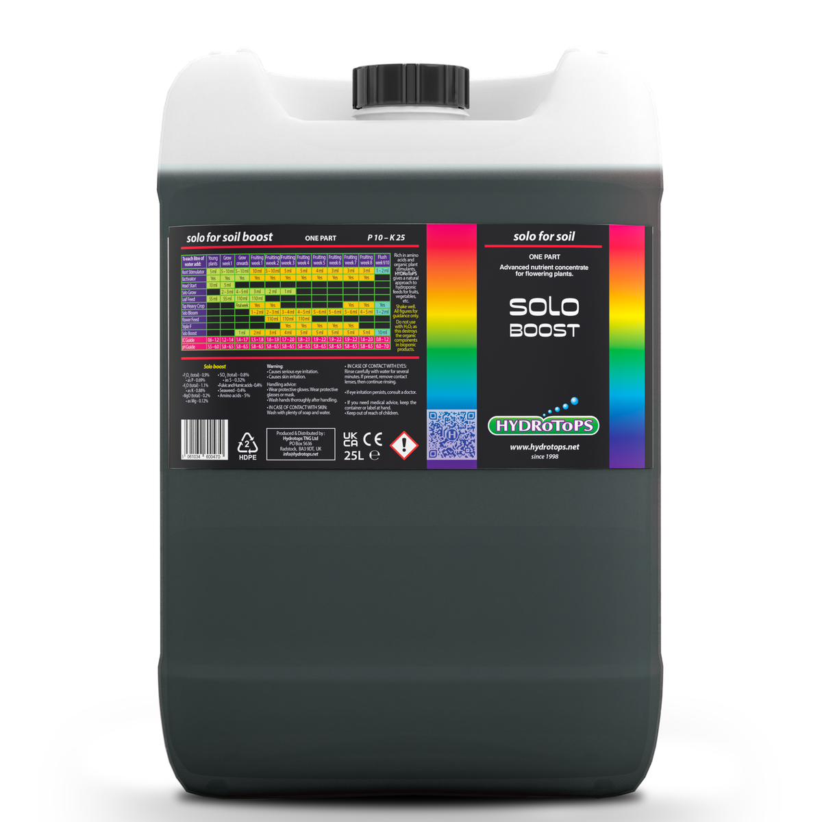 HydroTops Solo Soil Boost 25 litre