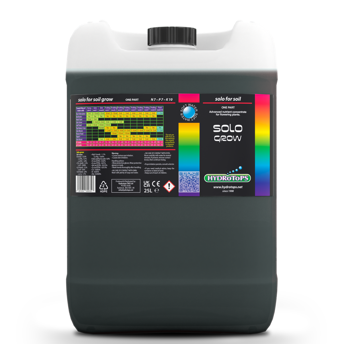 HydroTops Solo Soil Grow 25 litre