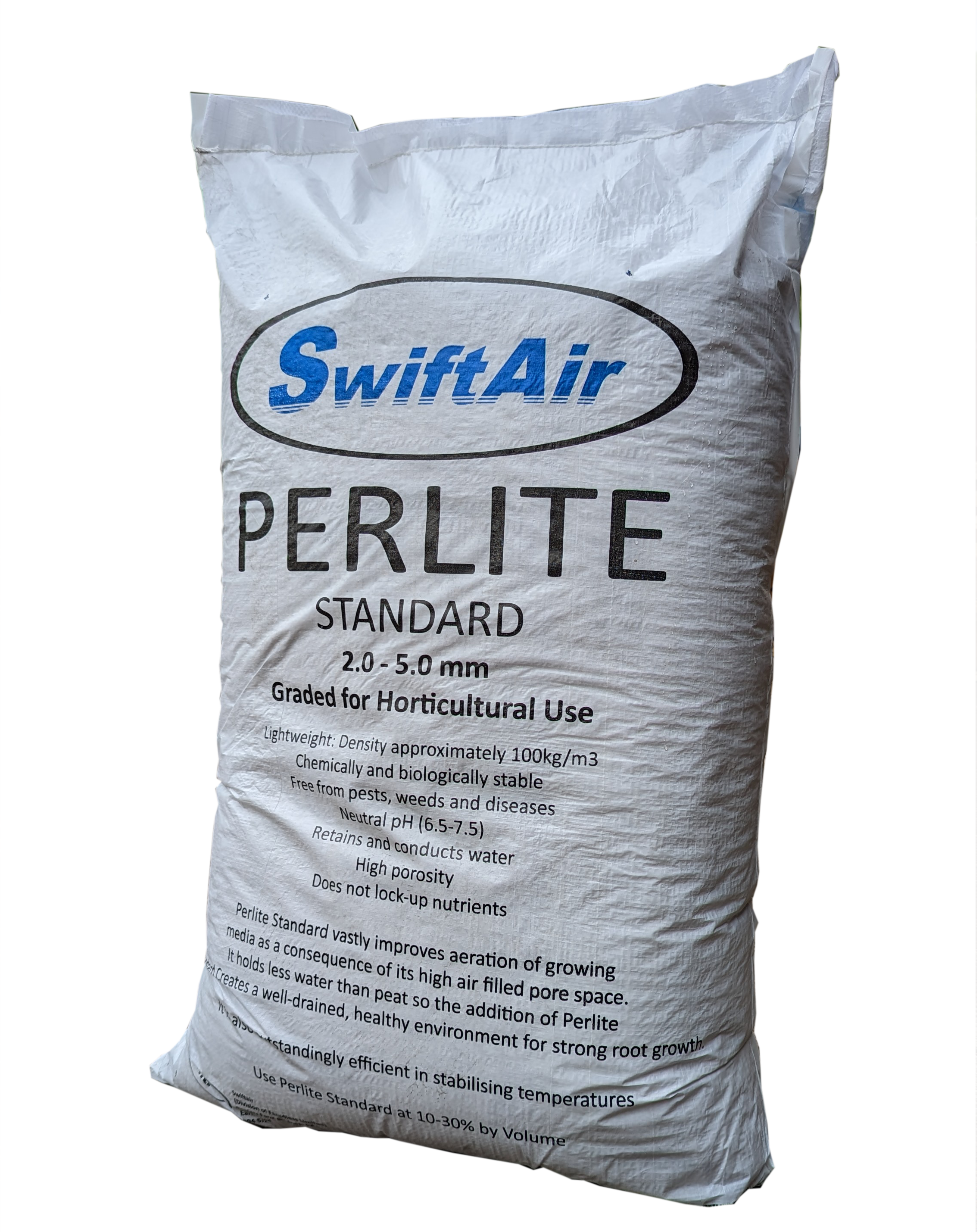 Perlite Standard Grade 2-5mm 100L bag – Hydroponics4less