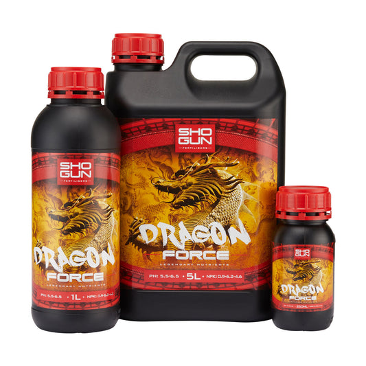 Shogun Dragon Force 250ml, 1 litre and 5 litre