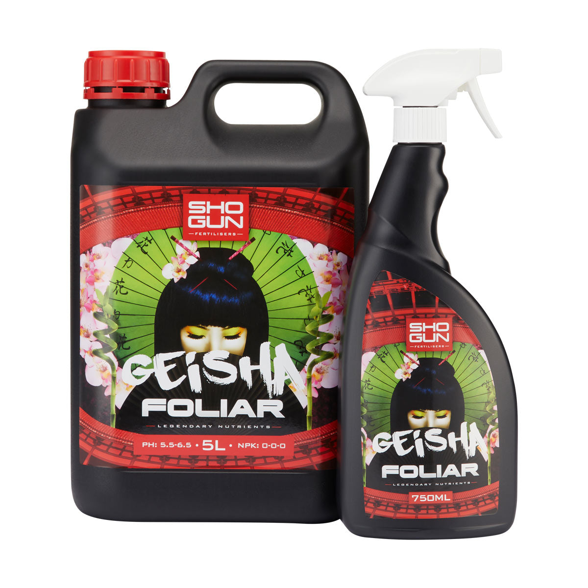 Shogun Geisha Foliar 750ml spray and 5 litre